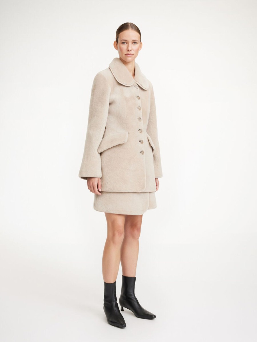 Pret-A-Porter By Malene Birger | Veste En Fourrure D'Agneau Adelina