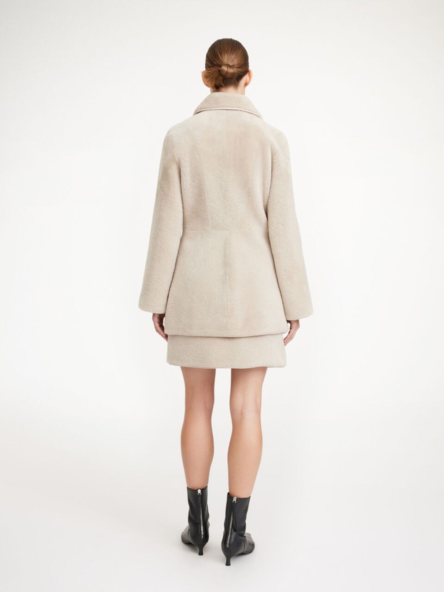 Pret-A-Porter By Malene Birger | Veste En Fourrure D'Agneau Adelina